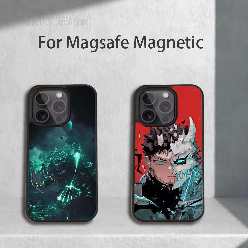 

Hot Anime K-Kaiju No. 8 Phone Case For IPhone 17,16,15,Pro,Max,Air,14,Plus,13,12,11 Magesafe Wireless Charge Cover