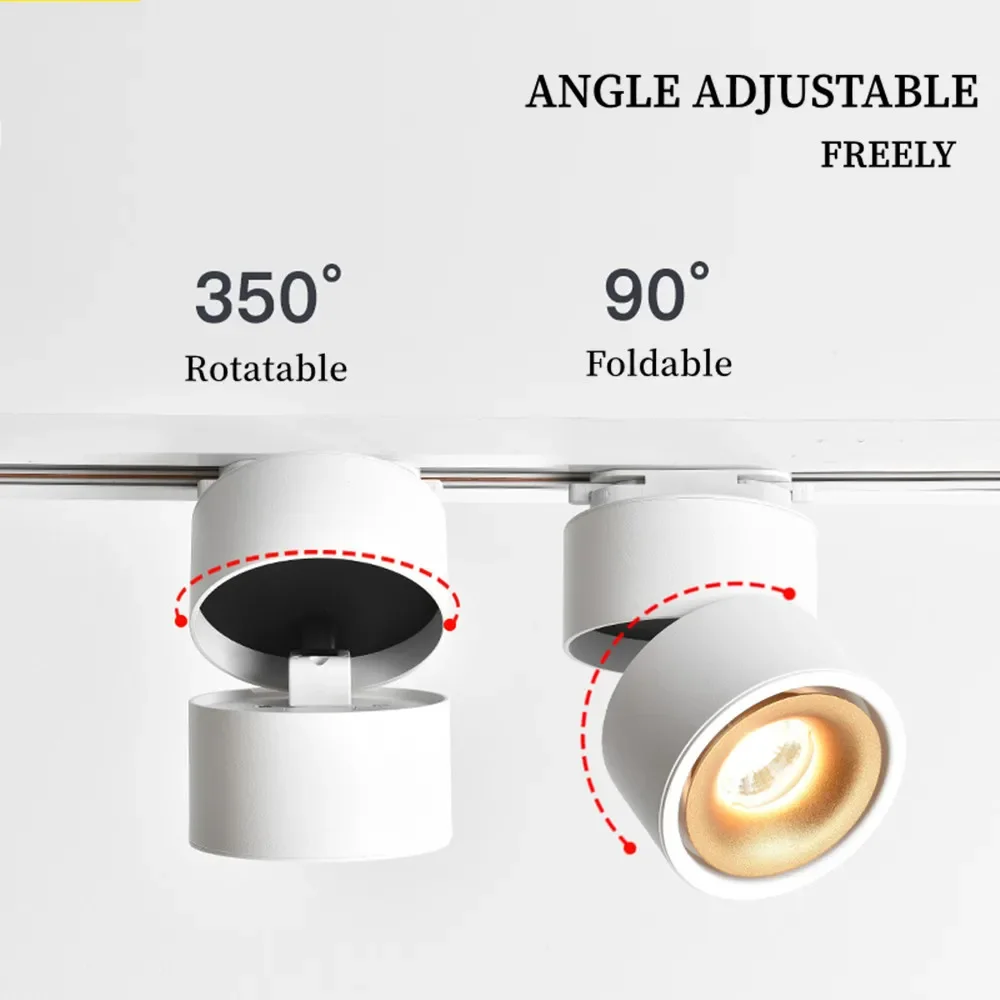 

Set Led Track Lights COB Track Lighting Fixtures Rail Spot Lights Led 15W 12W Spotlight Clothing Shop Store Home Ceiling lights