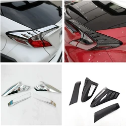 For Toyota C-HR CHR 2017 - 2020 Rear Tail Lights Lamps Eyelid Eyebrow Stripes Cover Trim Exterior Accessories Car Taillight