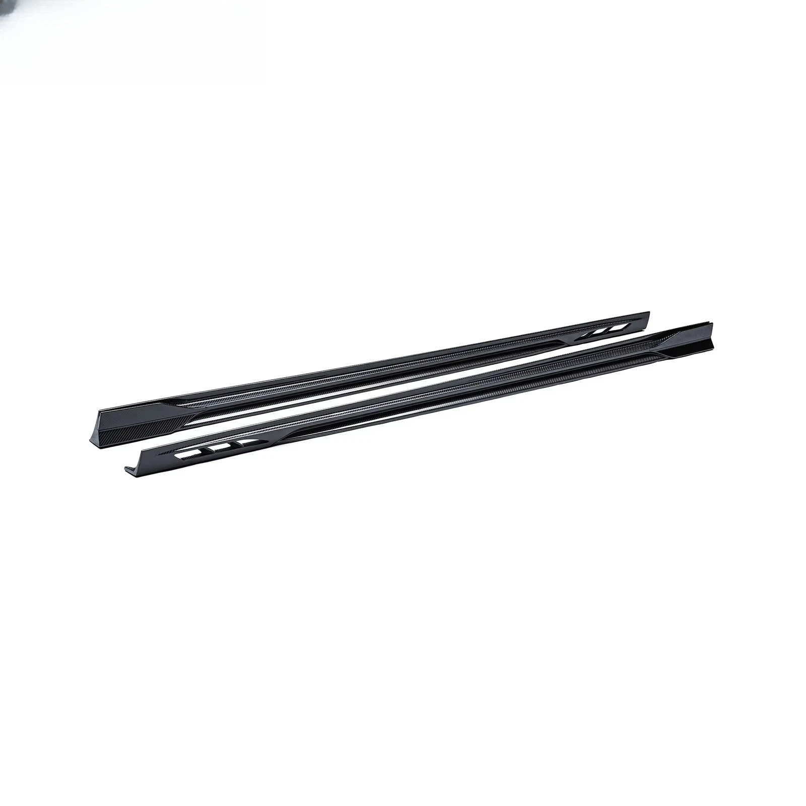 Paktechz Prepreg Dry Carbon Fiber Body Kit Side Skirts for  M5 Sedan Touring G90