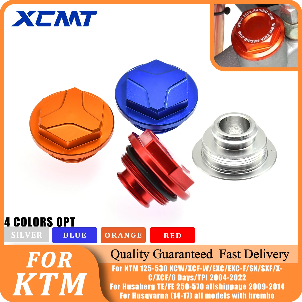 

Motorcycle Rear Brake Reservoir Cap For KTM 125 200 250 300 350 400 530 XCW XCF-W EXC EXC-F SX SXF XC XCF 6 Days TPI 2004-2022