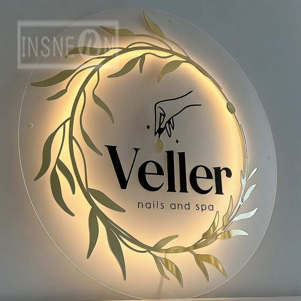 Custom Neon Sign Wall Decoration Personalized LED Neon Lighting Bedroom Decor Customizable Design for Salon Nail Art