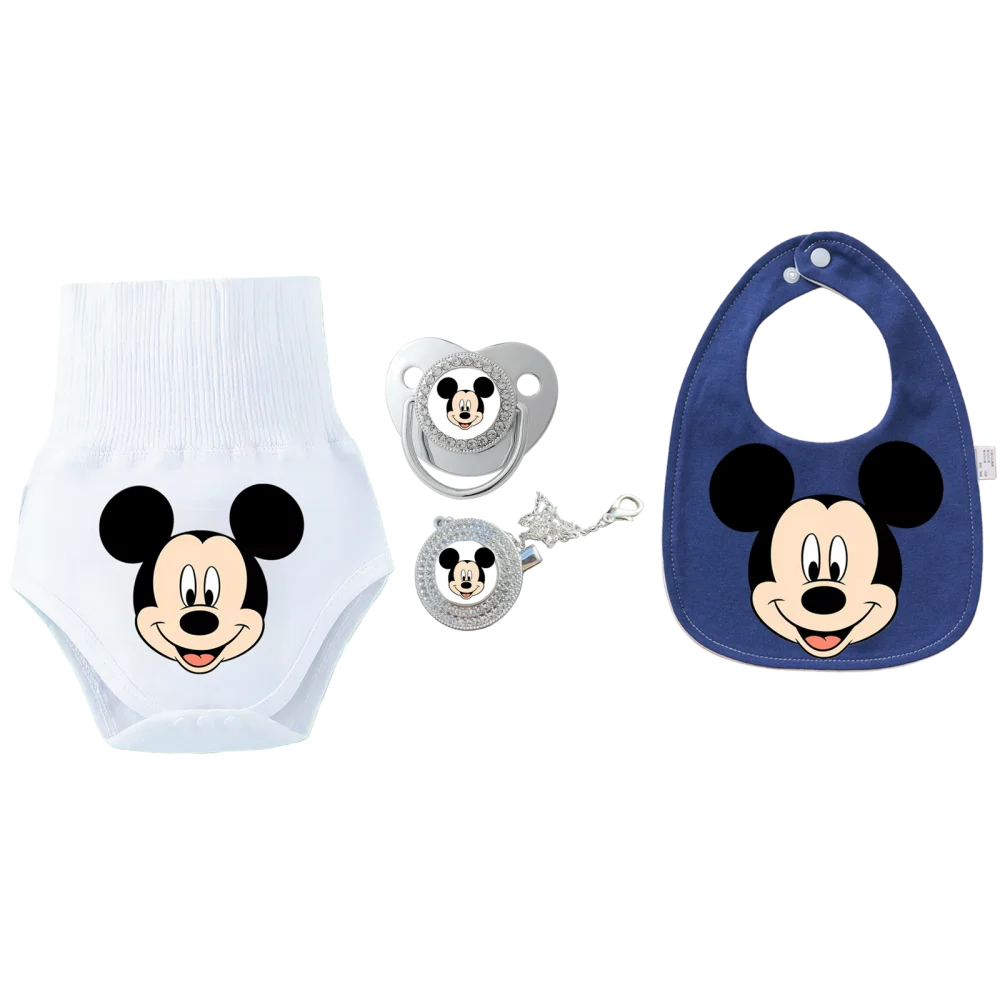 

Baby boy/Girl crawling pants 3 4 pieces /lot New cotton wipes Baby pacifiers and pacifier holders Baby bibs Bib set gifts