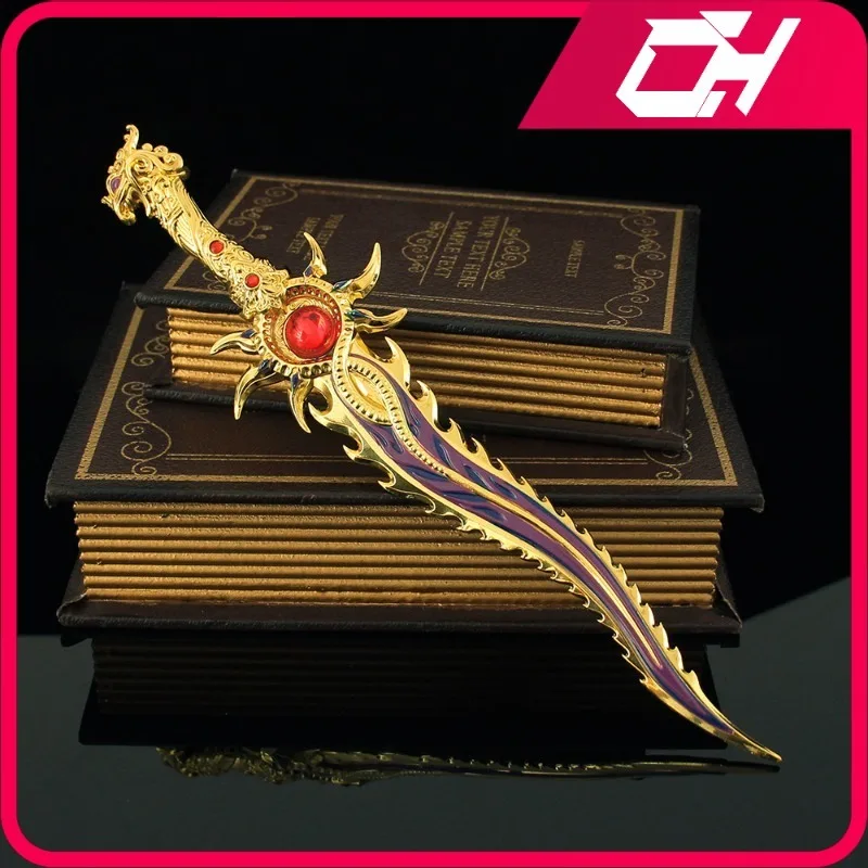 30cm Manticore Fang Naraka: Bladepoint Game peripherals Weapon Metal Sword Model Accessories Ornaments collection Craft Toy Gift