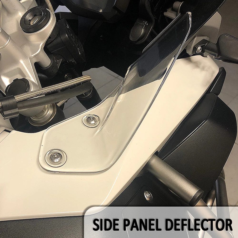 NEW For BMW R1200GS Adv 2014-2020 R1250GS Adventure 2019-2021 R 1200 1250 GS ADV Side Windshield Windscreen Panel Wind Deflecto