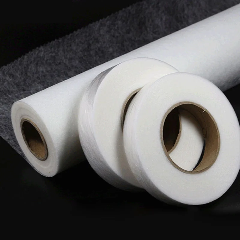 Black White Double Sided Interlining Sewing Accessory Adhesive Tape Cloth Apparel Fusible Interlining DIY Accessories Patchwork