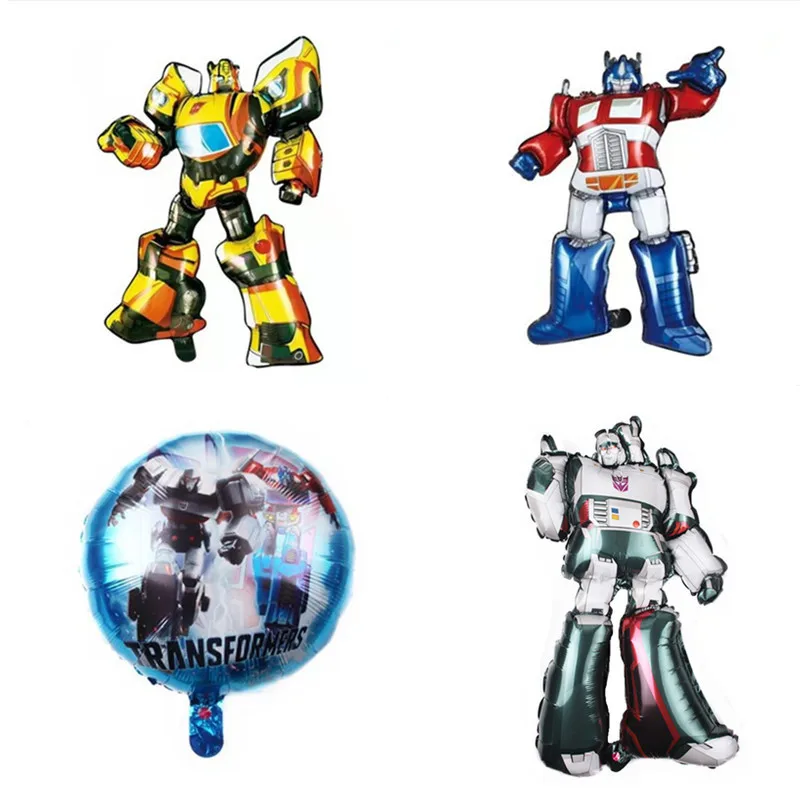 Balony z folii aluminiowej w nowym stylu, transformujące się, Balony Bumblebee Optimus Prime, zabawki dla dzieci, balony z folii aluminiowej na przyjęcia.