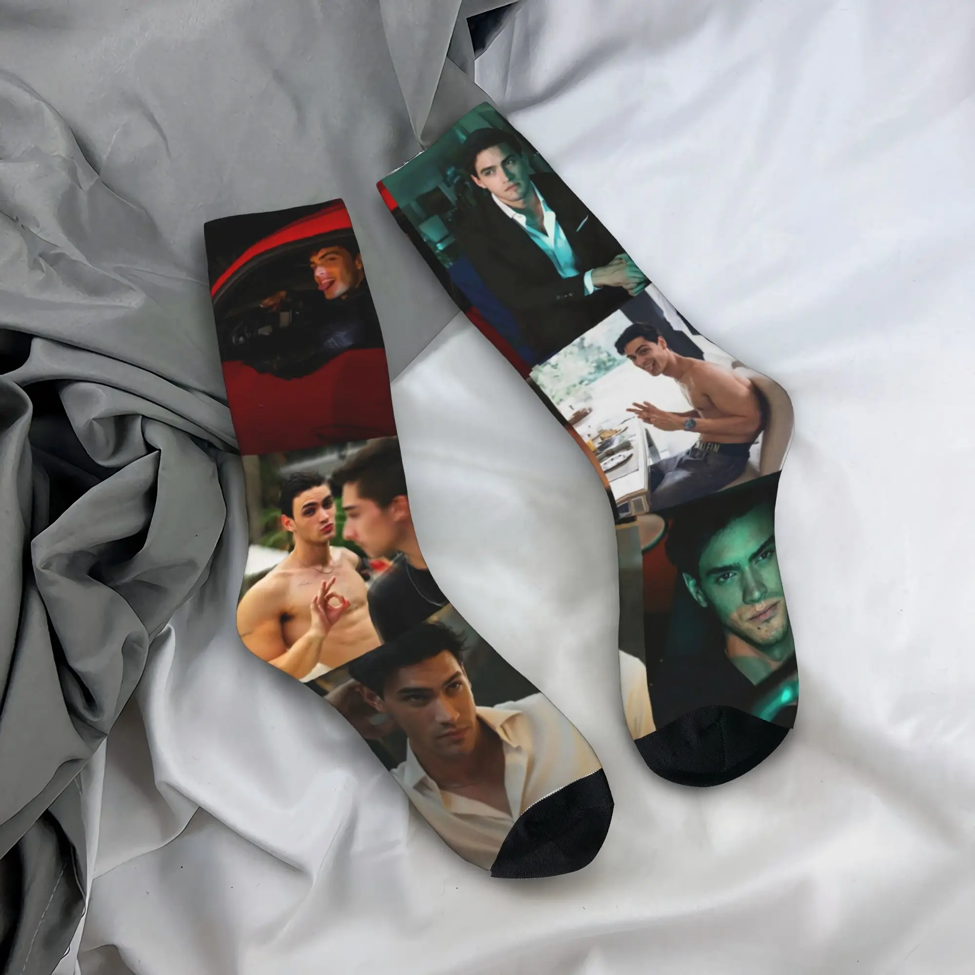 

Мужские носки унисекс, чулки Culpa Mia Collage Nick, антибактериальные дышащие носки, зимние уличные носки в стиле ретро