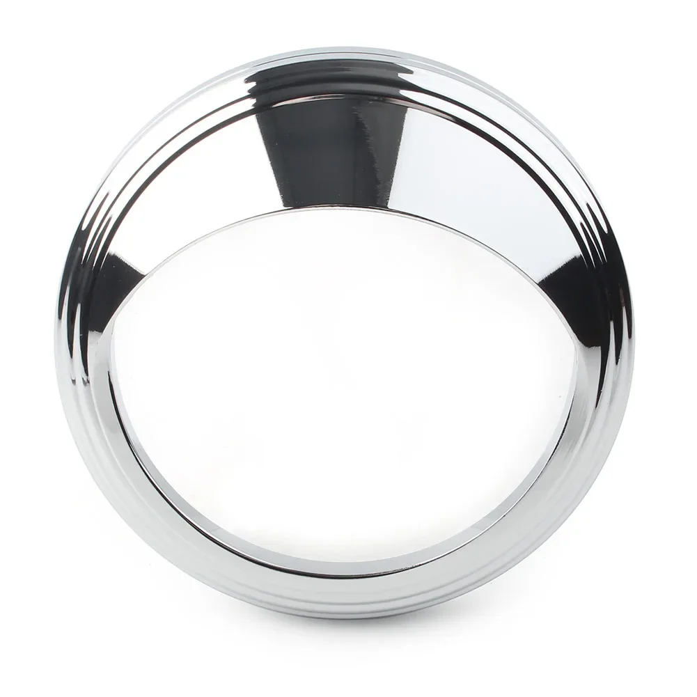 Chrome/Black Motorcycle Speedometer Trim Bezel Ring Visor Cover For Harley Touring Road King Dyna Softail with 5