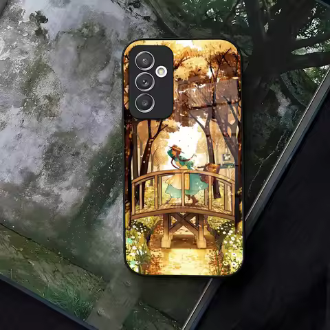 Anne of Green Gables Phone Case Glass for Samsung Galaxy S24 S22 S20 S23 S21 Ultra Fe Plus A34 A54 A24 A52 A53 M54 Coque