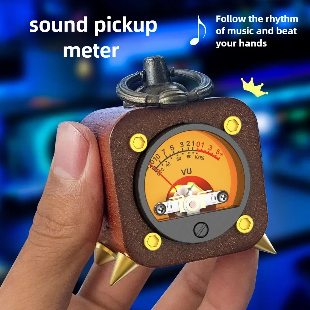 VU Level Pickup Meter Retro, ornamen Desktop lampu Pickup lampu suasana dekorasi mesin kandung kemih