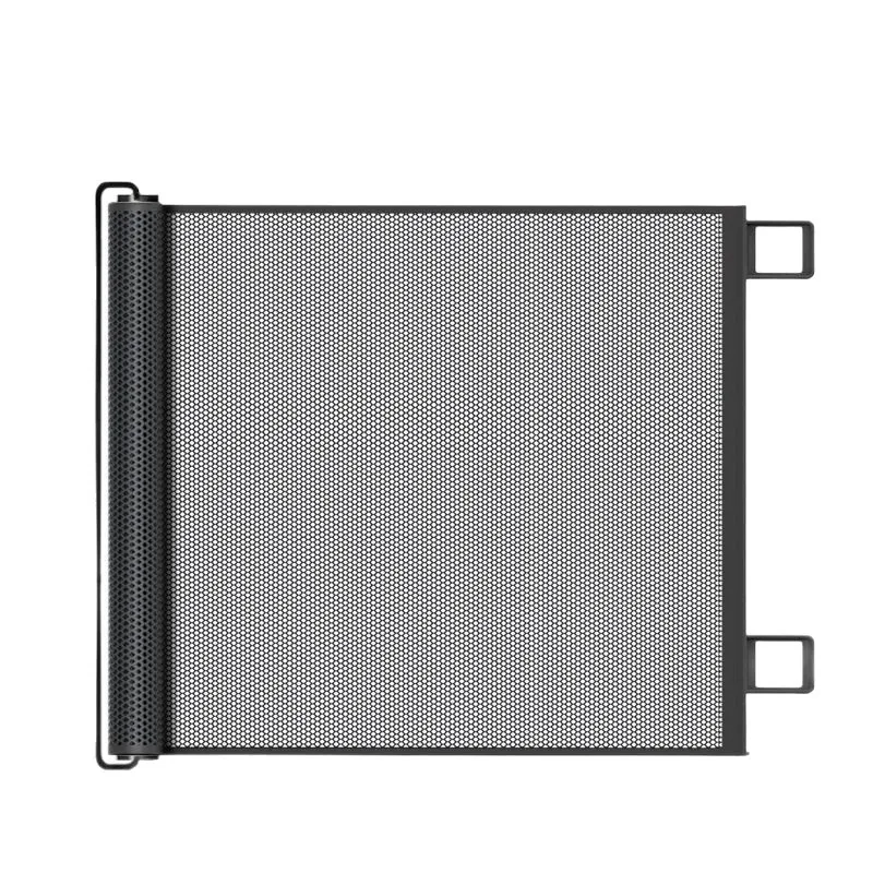 

Автоматический выдвижной барьер для домашних животных (собак и кошек) для лестниц, без сверления, защитная сетка-ограждение для собак и других питомцев