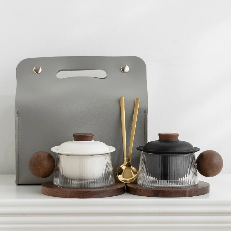 

Simple glass travel tea set outdoor portable portable express cup personal camping teapot teacup