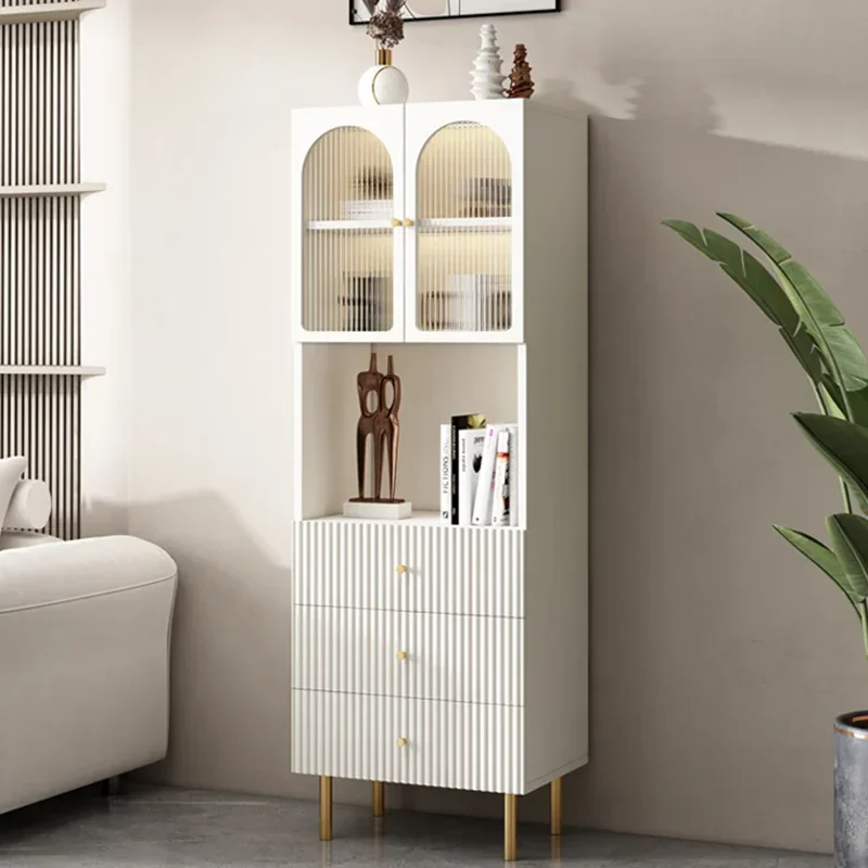 

Trendy Desk Living Room Cabinets Decor Display Makeup Nightstands Cabinets Console Craft Luxury Clothing Vitrina Home Furniture