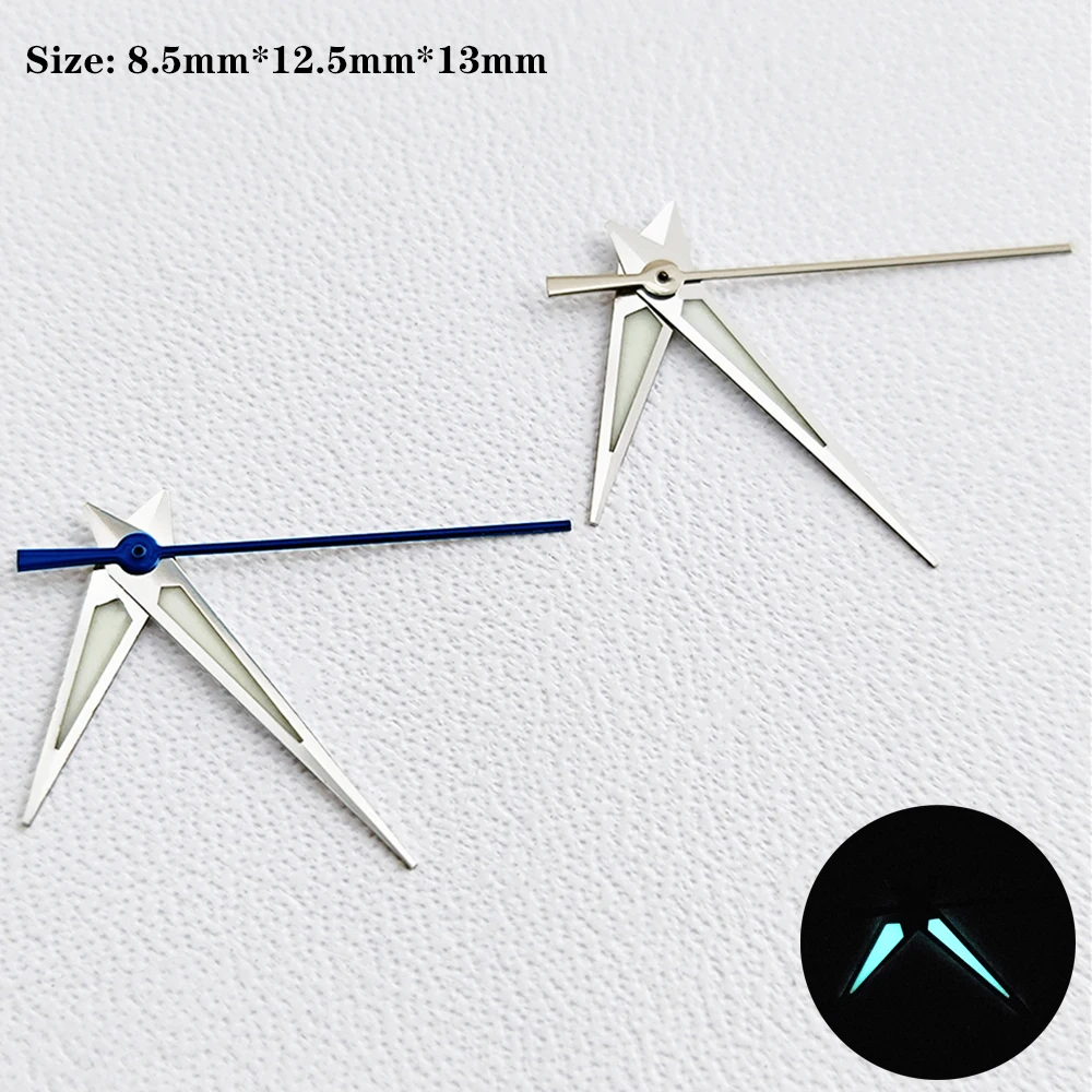 High Quality Watch Hands For GS Hands with Ice Blue Luminous BWG9 Luminous Effect  For NH35 NH36 Watch Modification Accessories