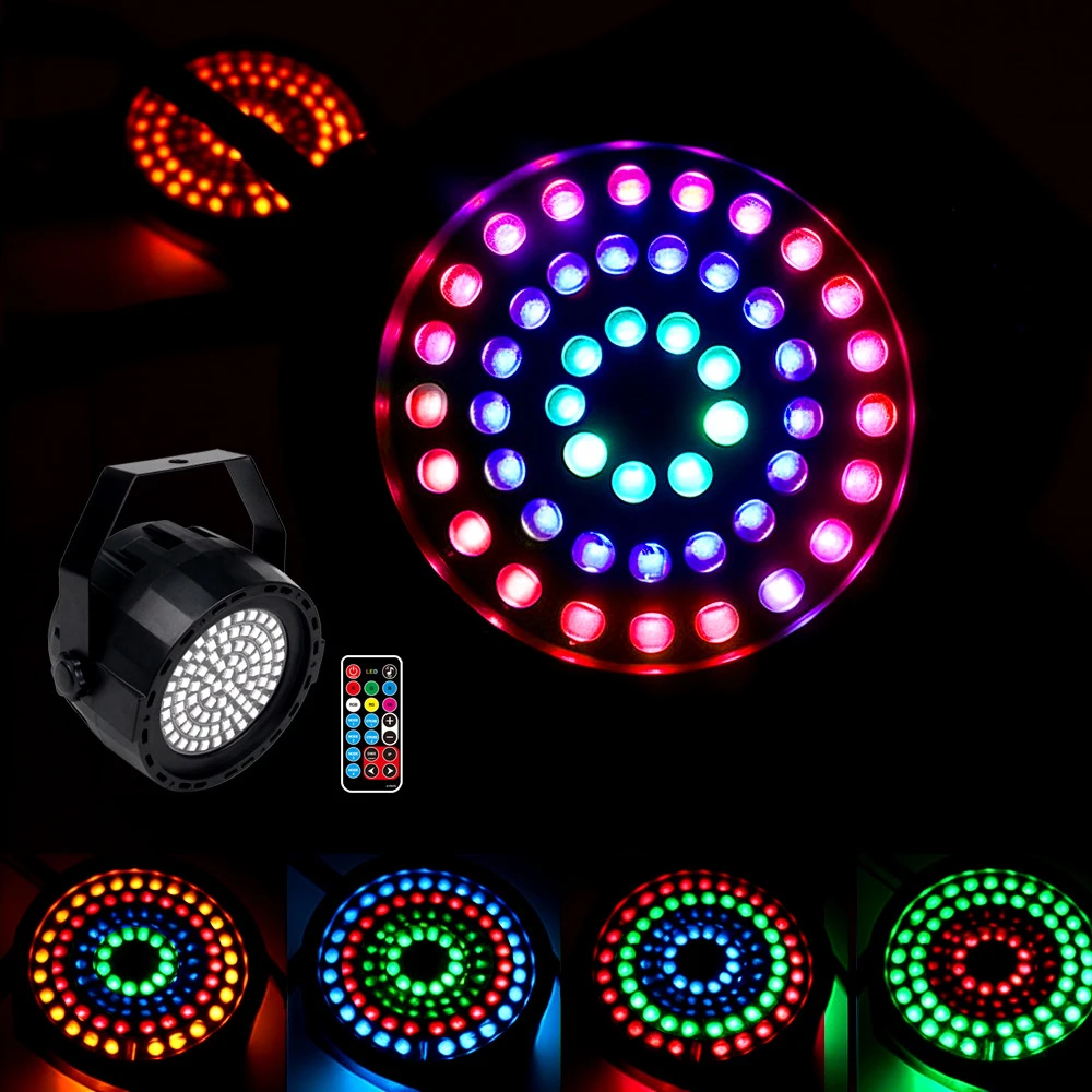 

DJ Par 72 LEDS Par Can LED Stage Wash Light DMX / Remote Control LED Par Light LED Uplighting For Party Disco KTV Events Show