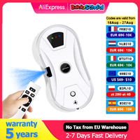 Liectroux YW610 Window Cleaning Robot, Water Spray,Ultrathin Window Robot Vacuum Cleaner,Glass Wiper,Dry & Wet Mopping,AI Route