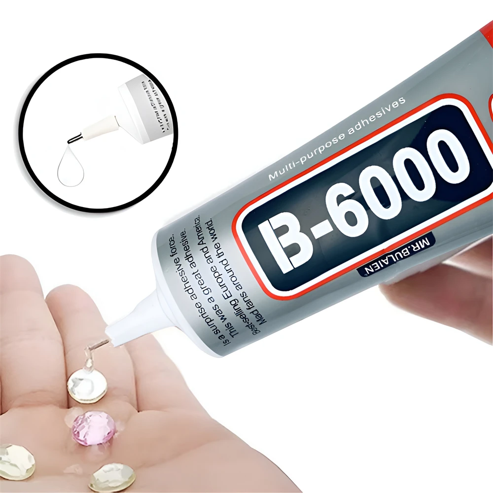 15ML 25ML 110ML Bulaien B6000 Clear Contact Phone Repair Adhesive Multipurpose DIY Glue Precision Applicator Tip Upgrade B-6000