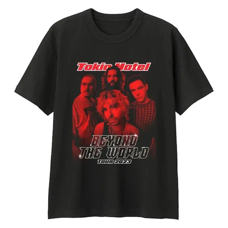 

Rare Tokio Hotel Beyond The World 2023 T Shirt Cotton Black