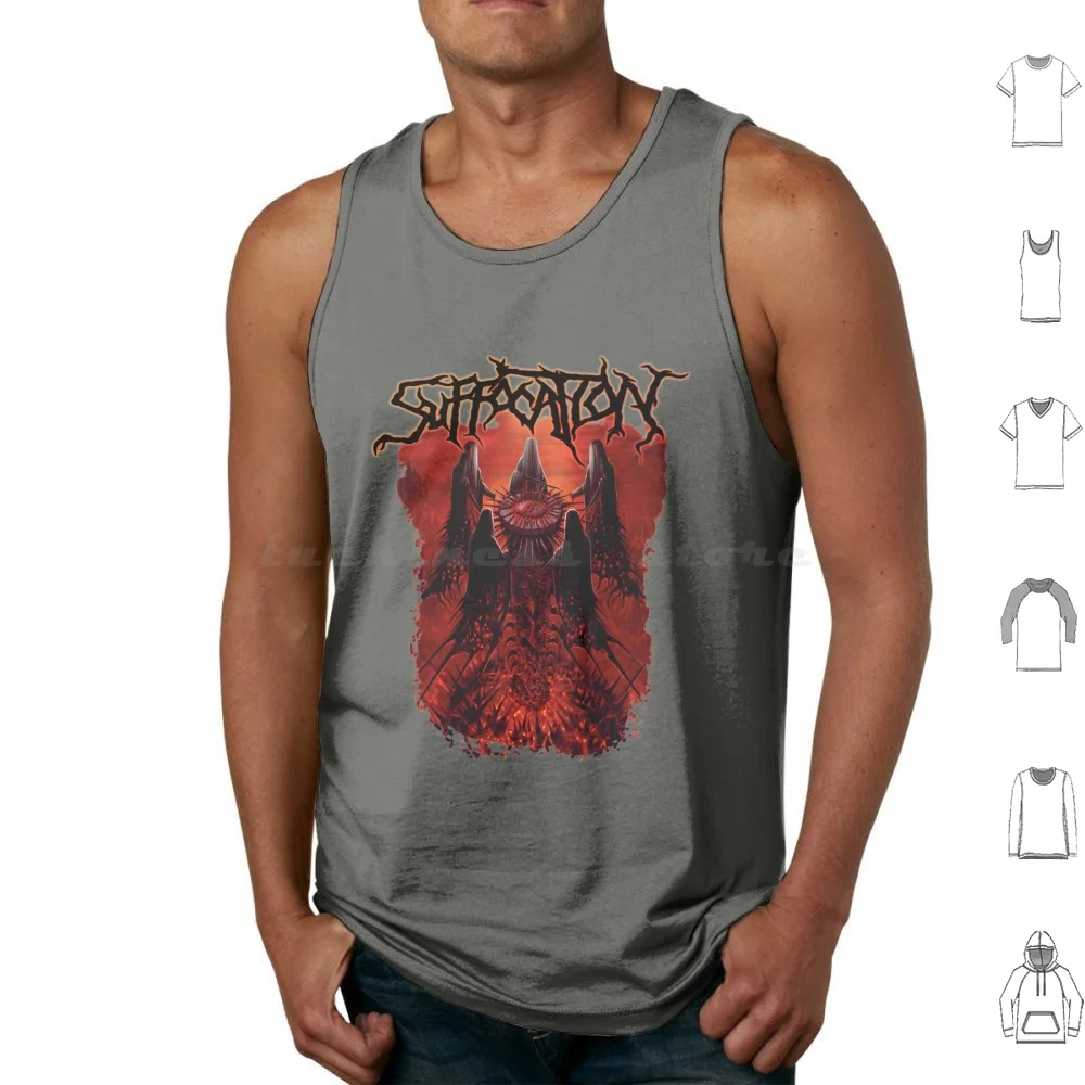 Suffocation Recovered Tank Tops Print Cotton Anthony Asphyxiation Asphyxiated Asphyxia Asphyxiate Suffocation Suffocate