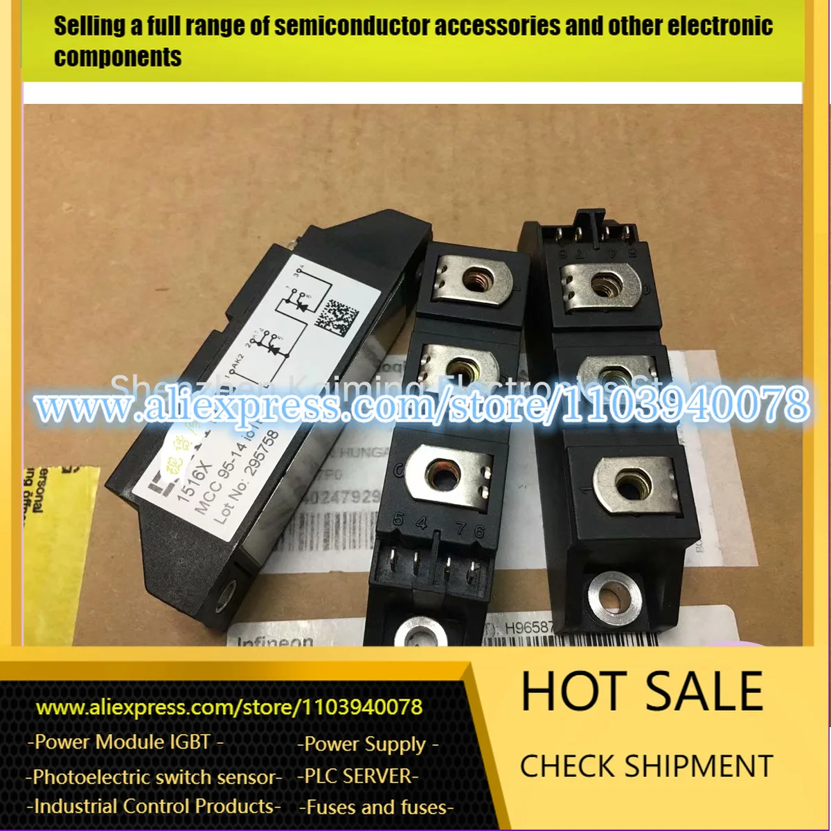 NEUES UND ORIGINAL IGBT-MODUL MCC95-16IO1B MCC95-14IO1B MCC95-12IO1B MCC95-08IO1B MCC95-18IO1B Spotware