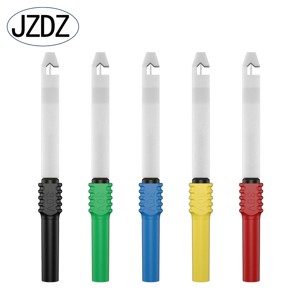 JZDZ 5 sztuk multimetr Test Pin sonda narzędzie diagnostyczne drut izolacyjny Tester przekłuwania końcówka igły akcesoria do naprawy J.30009H