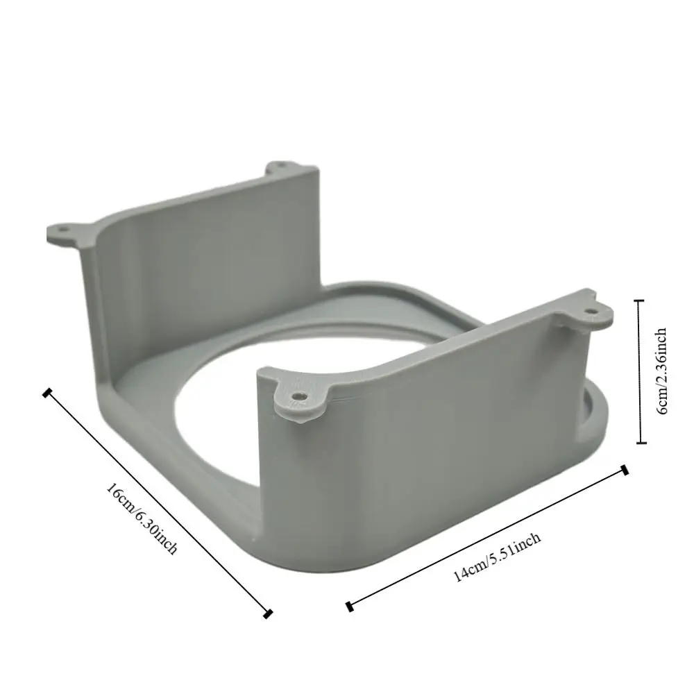 Space Saving Under Desk Mount Stand Hanging Fixed Bracket with Screws Host Protective Holder for Mac mini M4/M4 Pro 2024