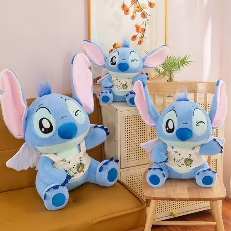 Pluszowe lalki Disneya, kreskówkowe aniołki Stitch, zabawki anime, Lilo i Stitch, aniołki Stich, pluszowe zabawki, prezenty świąteczne dla dzieci