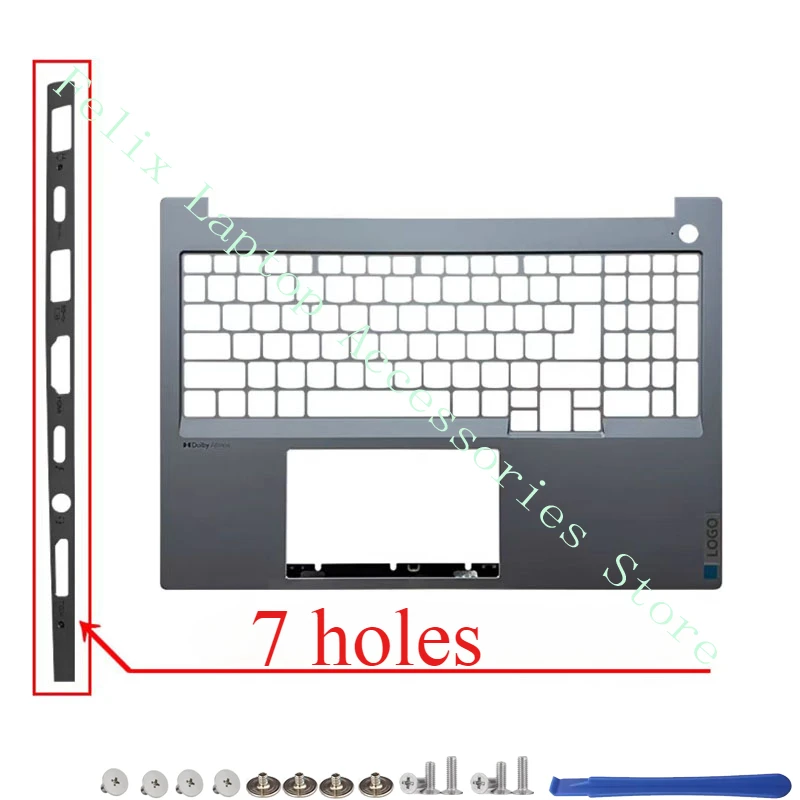 New Laptop LCD Back Cover/Front Frame/Palm Rest/Bottom Cover/Hinge Gray For Lenovo ThinkBook 16 G6+IMH AHP IAH