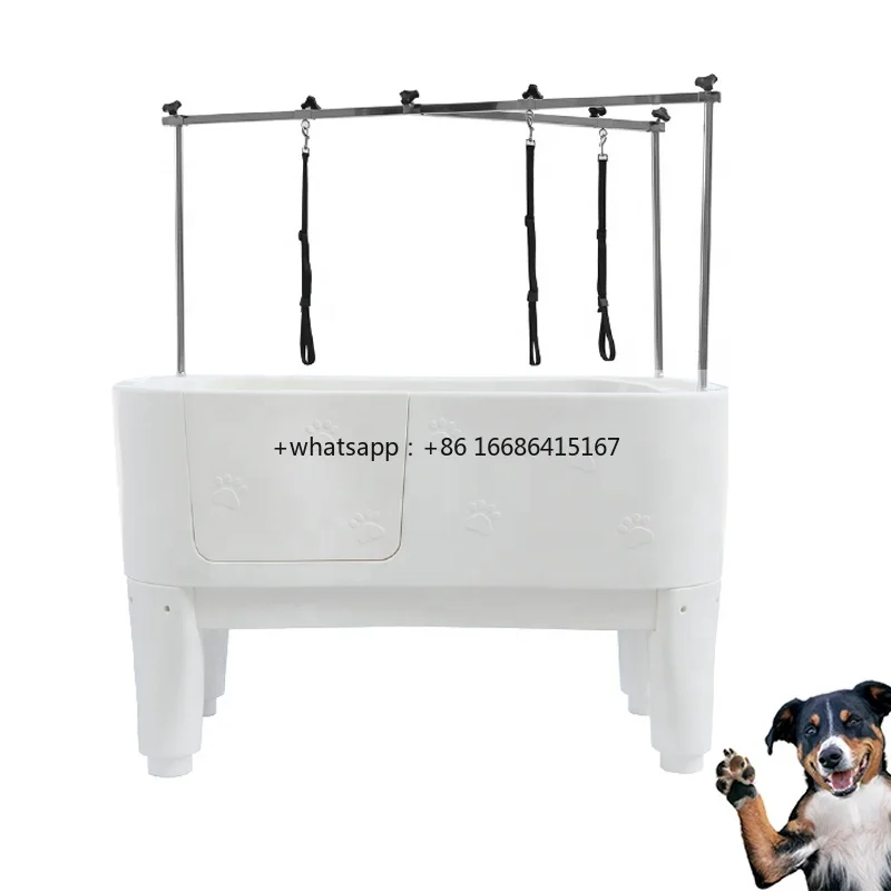 

Veterinary Grooming Dog Grooming Bath Tub Big Plastic Bathtub Professional Pet Dog SPA Bathing Tub