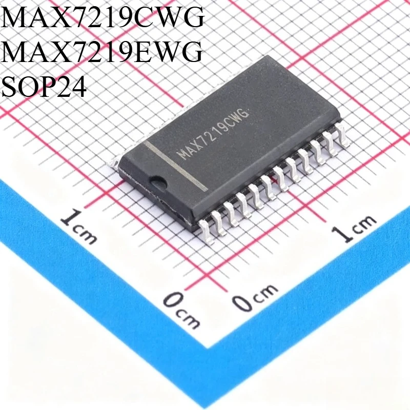 10Pcs/Lot Original MAX7219 MAX7219CWG MAX7219EWG SOP24 LED display driver IC