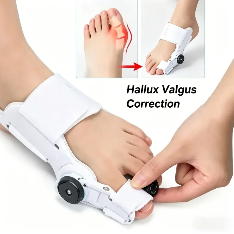 

Hallux Valgus Correction Bunion Splint 1pc Big Toe Straightener Foot Bone Thumb Adjuster Orthotics Pedicure Brace