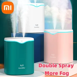 Xiaomi-Umidificador de Ar USB de Grande Capacidade, Porta Dupla Spray, Óleo Essencial, Aromaterapia, Cool Mist Maker, Fogger, 2.2L, Novo