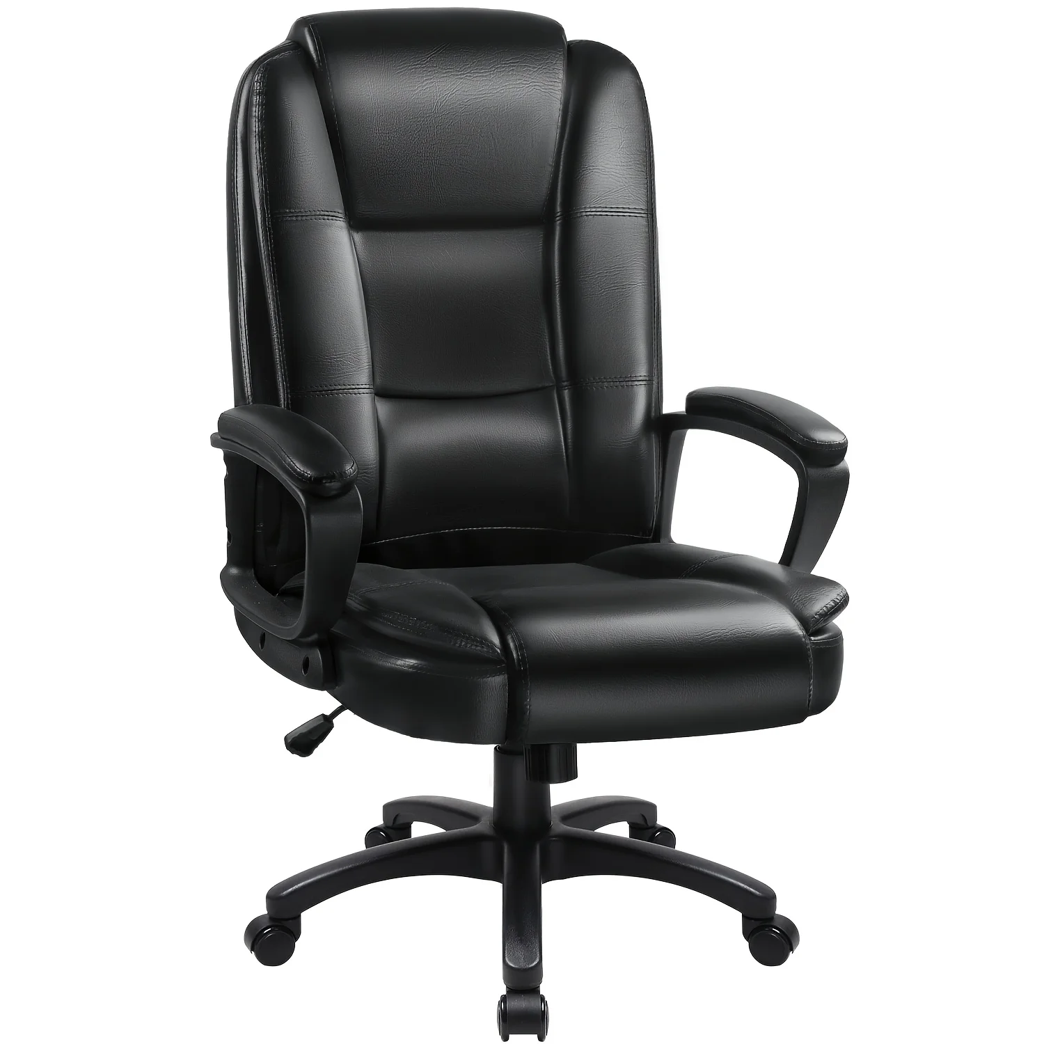 Home Office Desk Chair, 400LBS Big And Tall Computer Executive Chair, Ergonomic PU Leather Chairs with High Back Cushion, Adjustable Armrest &Lumbar Back Support, for Long Time Sitting LODEIJA view 2