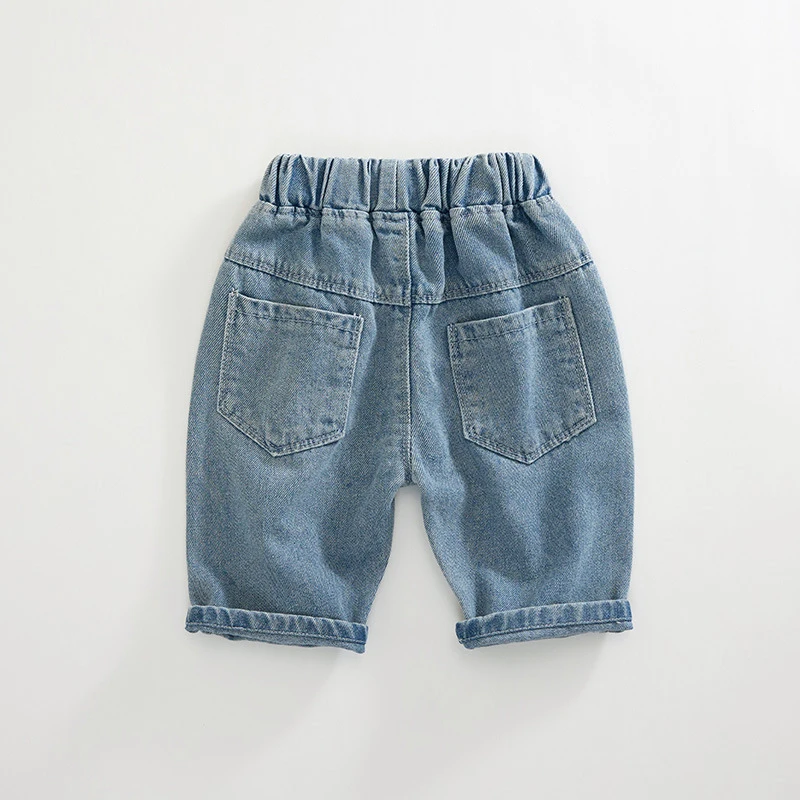 IENENS Kids Boys Beach Shorts Jeans Children Clothes Pants Denim Clothing Bermuda Infant Toddler Baby Boy Casual Trousers