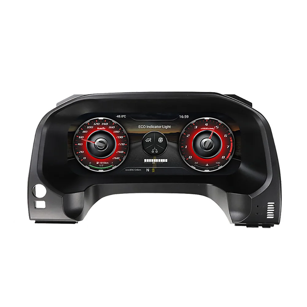 It is suitable for 10-22 Prado domineering intelligent instrument assembly modified with 12.3-inch full LCD high-definition