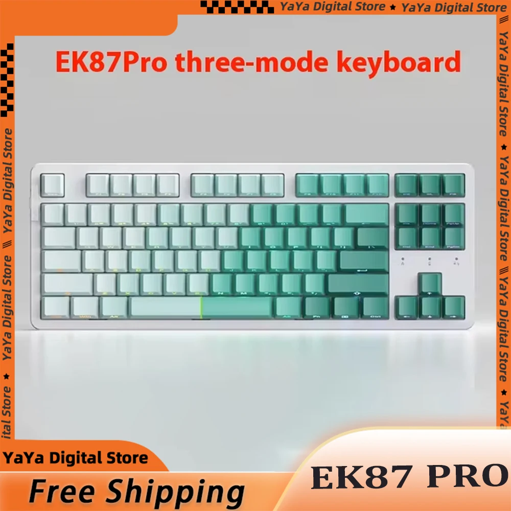 Dareu Ek87pro Mechanical Keyboard Wireless Gaming Keyboard Tri Mode Bluetooth Rgb E-Sports Low Latency Hot Swap Gasket Pc Gifts