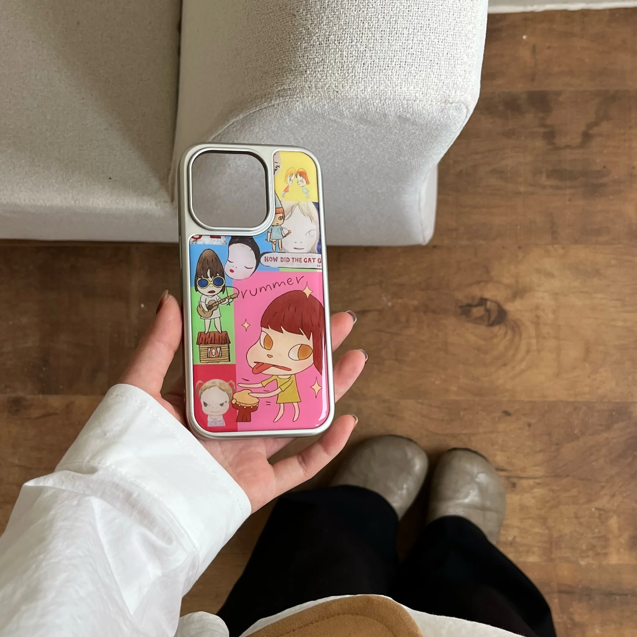 حافظة هاتف محمول ملونة من Grana Liang Meizhi مناسبة لهاتف Apple لهاتف Iphone 16 Pro Max/For Iphone 15 Pro Max Case/14Pro Case/13 Iphonecase/حافظة هاتف محمول عصرية للنساء