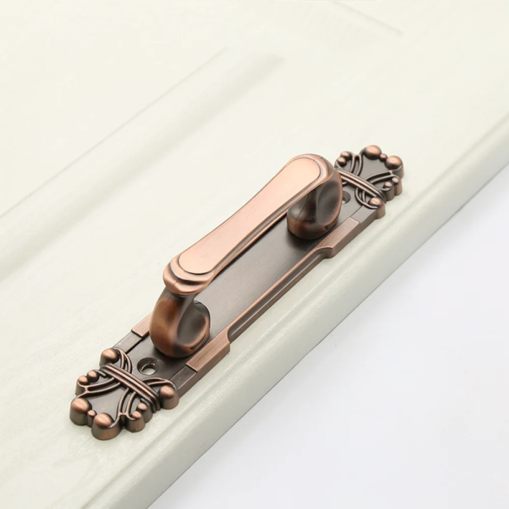 มือจับประตูโลหะวินเทจ สีบรอนซ์ - Vintage Furniture Hardware Replacement บทวิจารณ์และราคา