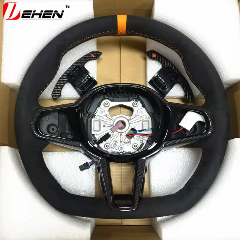 Carbon Fiber Steering Wheel for BMW G80/G82/G87 I3/I4 G20/G22/G23/G26/G29 M2/M3 New 2025 M4 Customized Performance Car Accessory