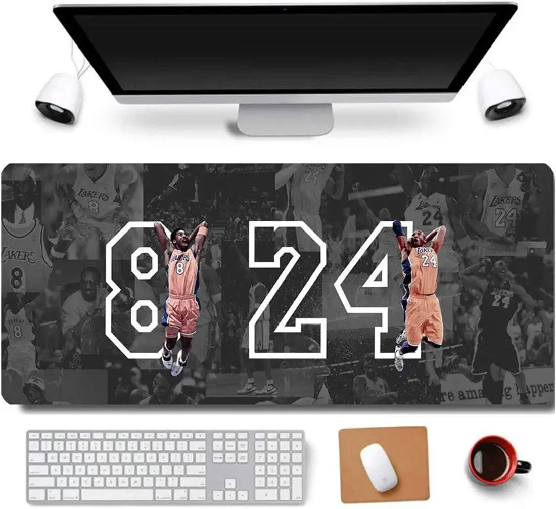31.5x11.8 Inch Non-Slip Rubber Extended Large Gaming Mouse Pad with Stitched Edges Computer Keyboard Mouse Mat PC Numbers