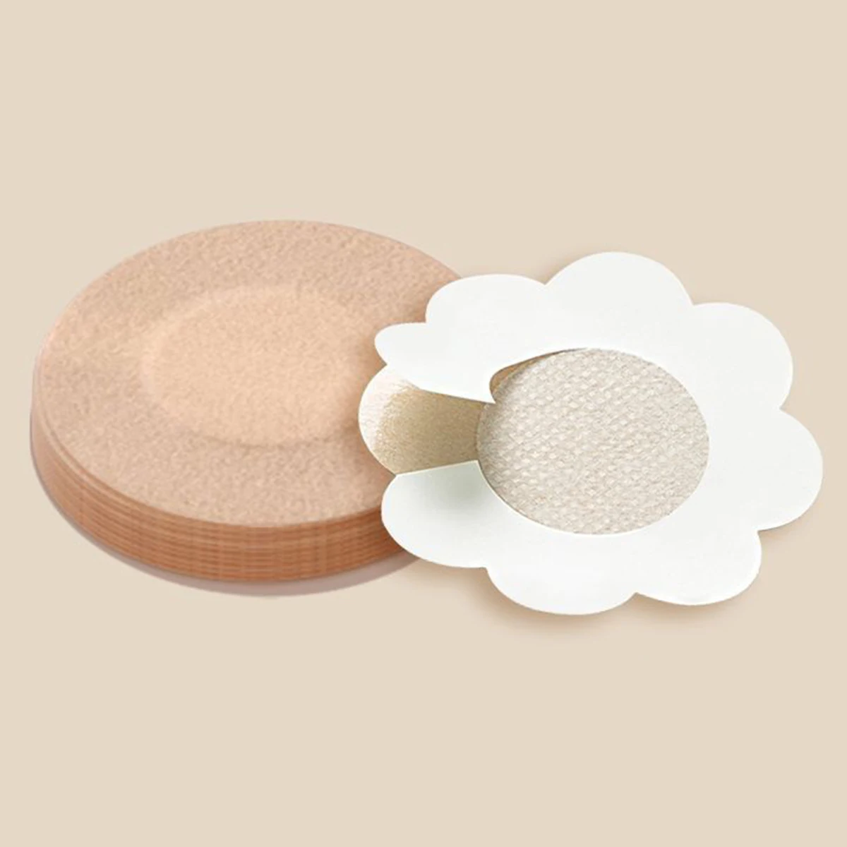 60 قطعة غطاء الحلمة غير المنسوجة سلس لا أثر منع النتوءات لزجة غير مرئية الثدي الرياضة تنفس مقاوم للماء #5