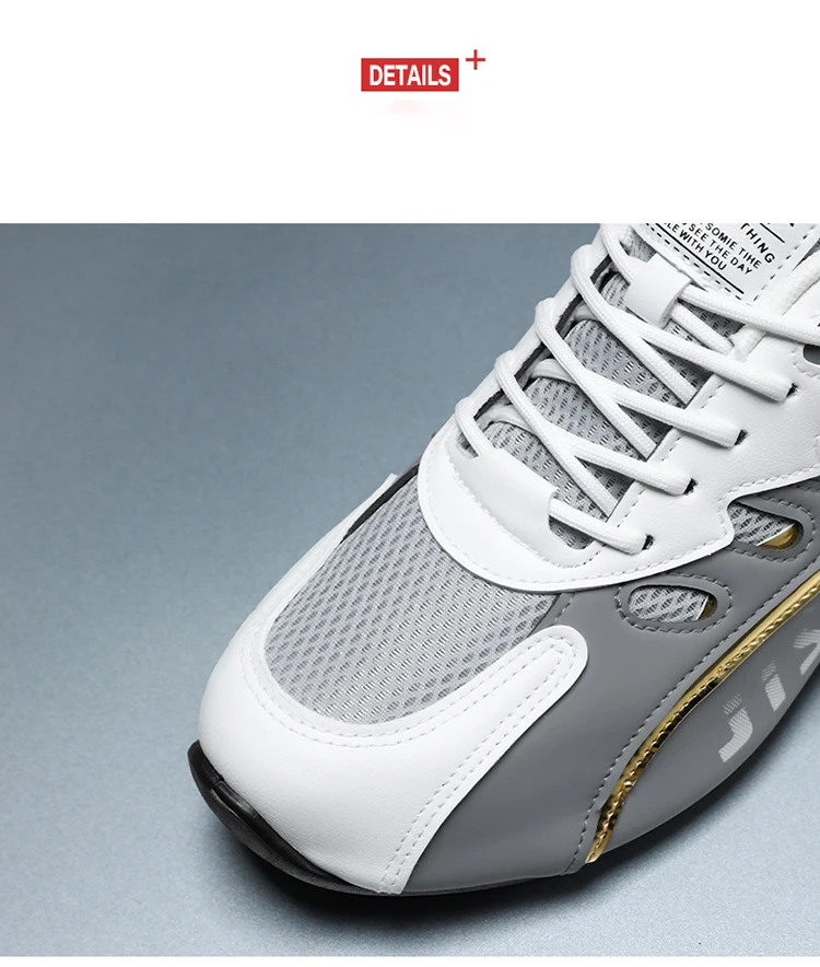 Modische Low-Top-Laufschuhe für Herren mit Farbblockdesign, atmungsaktivem Mesh, weichen und leichten Sohlen sowie Stofffutter, die ein hohes Maß an Komfort bieten und für Outdoor-Wanderungen, Laufen und Fitness-Workouts geeignet sind. – Detail 15