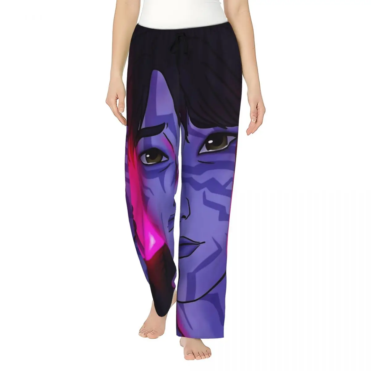 

Pajamas For Lady Saja Boys Jinu KPop Demon Hunters Night Pajama Trousers Comfortable Pockets Sleepwear Bottoms Casual Homewear