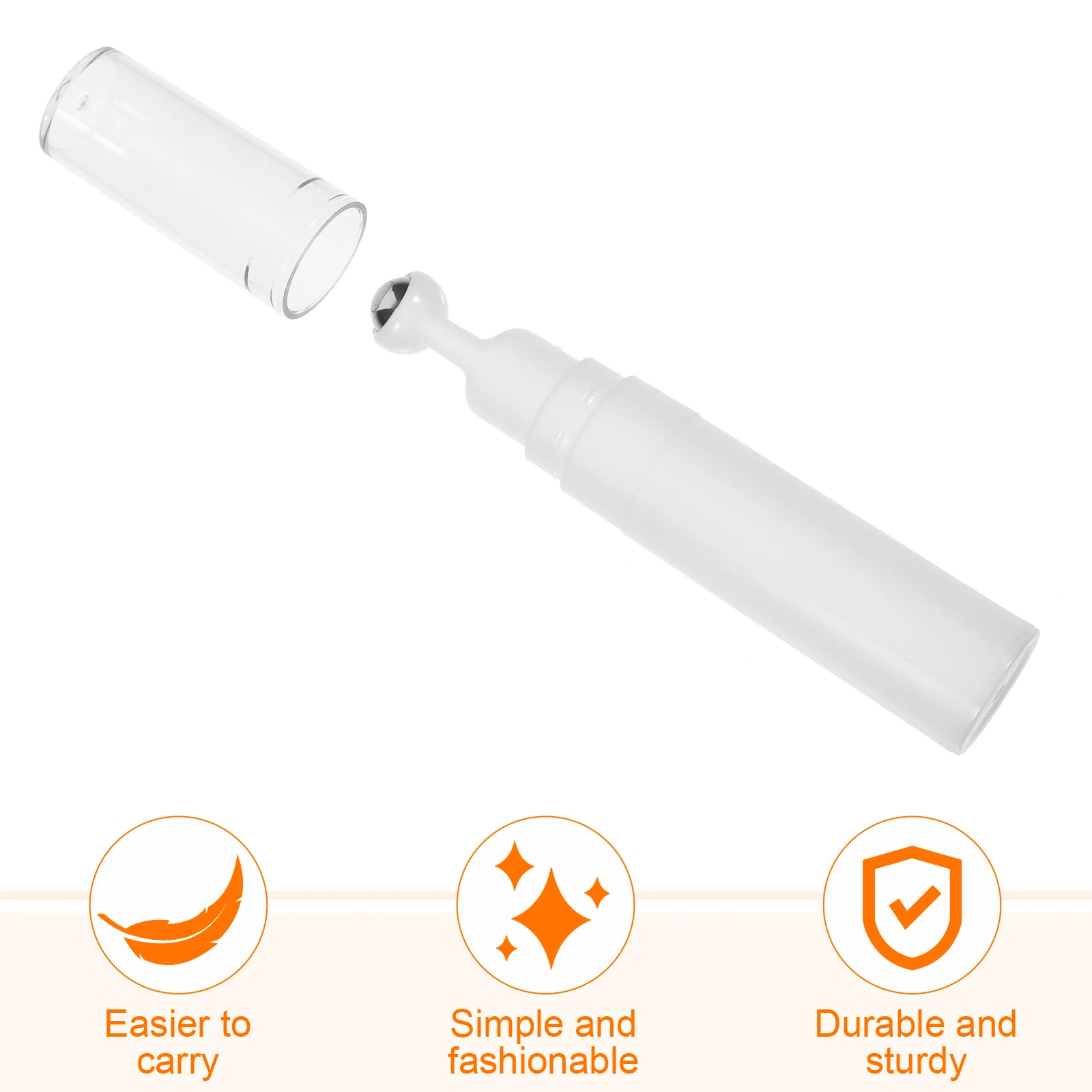 

Eye Cream Bottles Roller Balls Essential Oil Applicator Travel Size Leak Proof Refillable Empty Dispenser