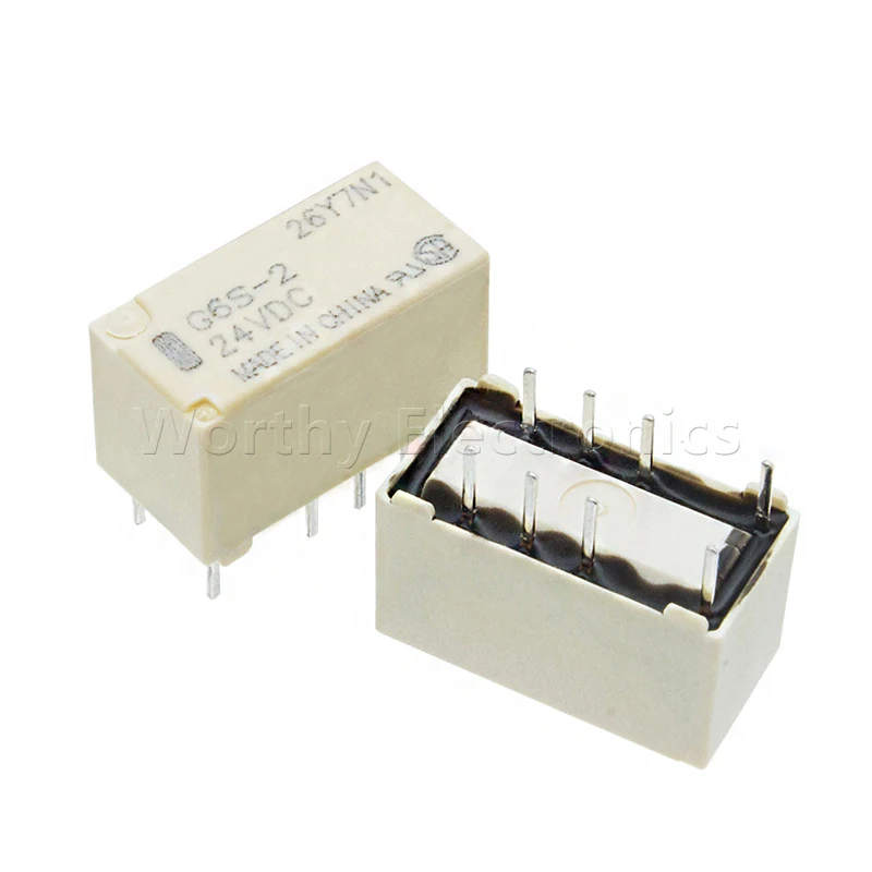 

Free Shipping 10pcs/lot Relay G6S-2 24VDC / G6S-2 5VDC / G6S-2 12VDC