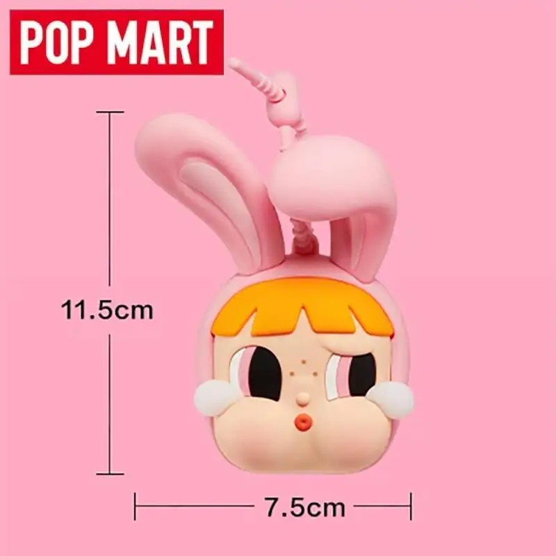 البوب مارت Crybaby X The Powerpuff الفتيات سلسلة مرآة قلادة معلقة ملحق العصرية الطرفية صندوق أعمى لعبة لطيف أنيمي الشكل