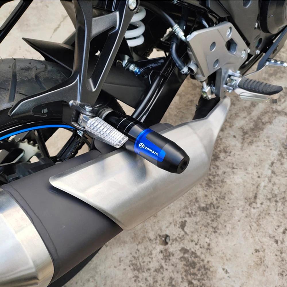 For CFMOTO 450 SR 650GT 800MT 700CL-X 700 CL-X 2019-2023 Motorcycle Aluminium Exhaust Slider Crash Anti-collision Protection