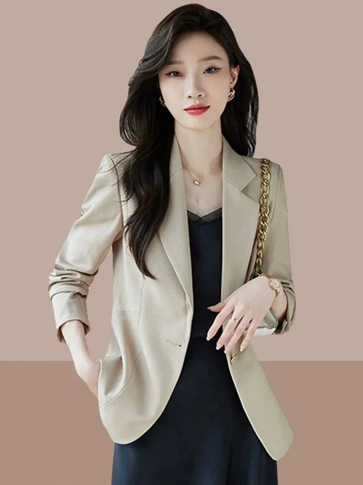 

Small Blazer Jacket Female Short Slim Fit 2023 Spring and Summer New Suit Jacket Leisure Suit Jacket Is Popular This Year