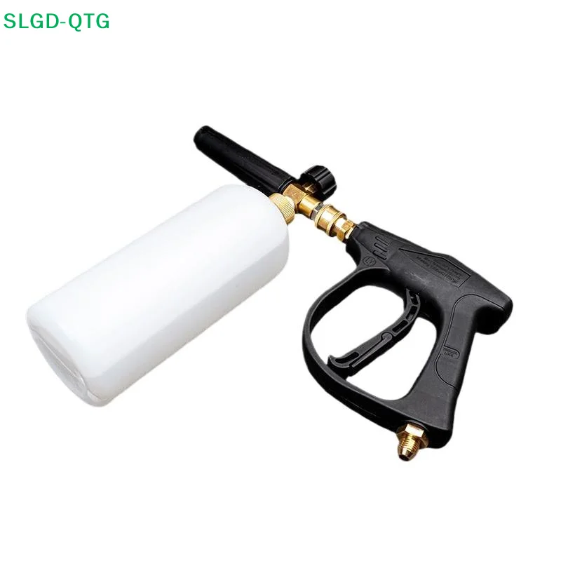 *High Pressure Cleaning Supplies 1L Foam Cannon 5 Metal Nozzles M22-14 Car Wash  1/4